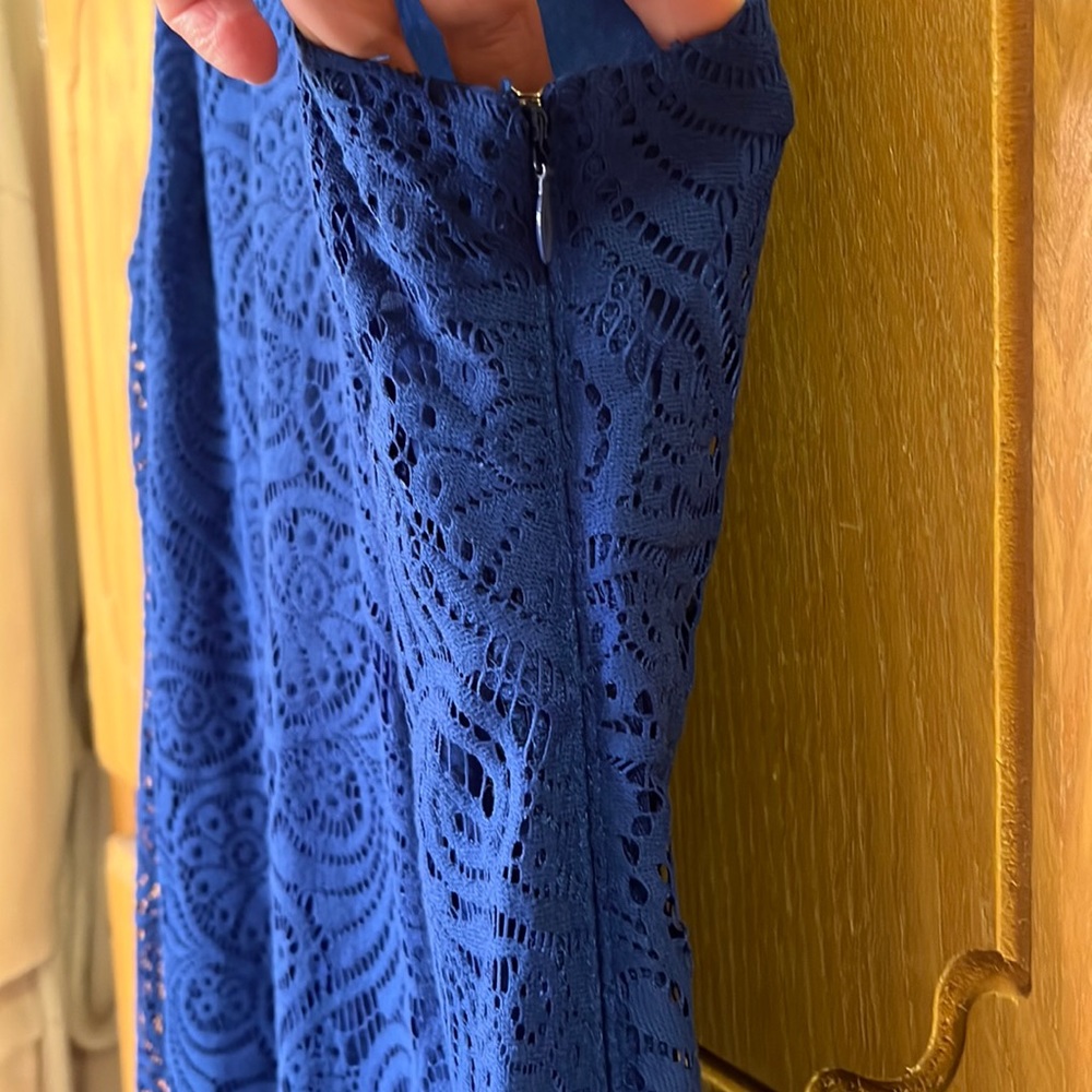 Jessica Howard Blue Lace Dress - Picture 6 of 7